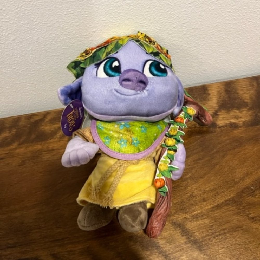 Troll Plush Shaman With Walking Stick 11" HTF Phipps Conservatory Hidden Life